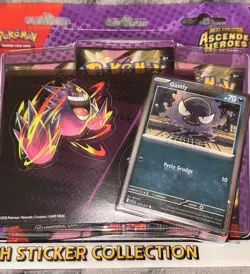 Pokemon TCG: Mega Evolution Ascended Heroes Tech Sticker Collection Gastly. - Image 2
