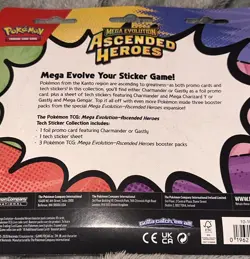 Pokemon TCG: Mega Evolution Ascended Heroes Tech Sticker Collection Gastly. - Image 3