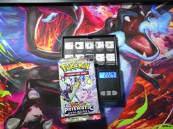 HEAVY! GOD PACKUUU 22.24g Prismatic Evolutions Pokemon TCG Booster (SEALED) - Image 1