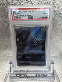 English Pokemon Duskull 068/064 Sv: Shrouded Fable Holo PSA 9 - Image 1