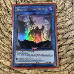 Rock of the Vanquisher WISU-EN022 Ultra Rare Near Mint 1st Edition Yugioh - Image 1