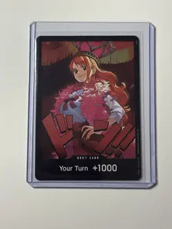 DON!! Card (Nami) Extra Booster: One Piece Heroines Edition Regular Foil EB03 - Image 1
