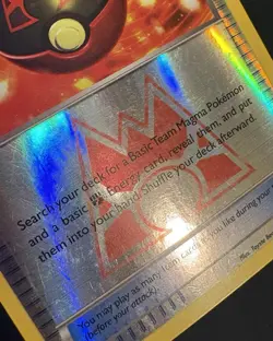 Team Magma's Great Ball Reverse Holo Card 31/34 Double Crisis MP Pokemon TCG - Image 3