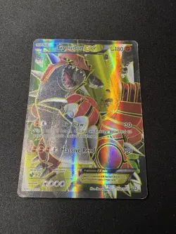 Pokemon Groudon EX Ultra Rare Holo Full Art XY Primal Clash 150/160 Card - Image 2