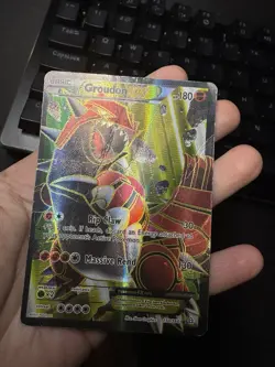Pokemon Groudon EX Ultra Rare Holo Full Art XY Primal Clash 150/160 Card - Image 4
