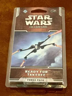 Star Wars LCG Ready for Takeoff - FFG Card Game Force Pack #1 - MINT - COMPLETE - Image 1