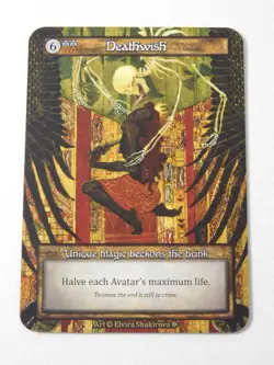 Deathwish Unique Non-Foil Sorcery Gothic TCG Trading Card - Image 1