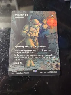 Donnie's Bo (Shadowspear) Teenage Mutant Ninja Turtles Borderless Mythic Rare - Image 1