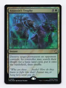 Assassin's Trophy (Surge Foil) 55 (R) MTG Commander Teenage Mutant Ninja Turtles - Image 1