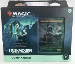 new Magic The Gathering MTG Duskmourn Death Toll Commander Deck+ foil seedshark - Image 1