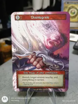 Disintegrate - Beta Elite NM - Sorcery: Contested Realm - Image 1