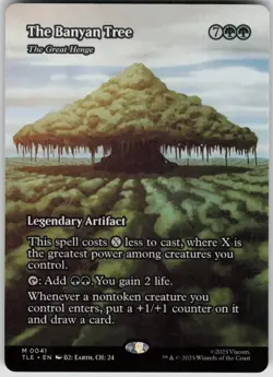 MTG Banyan Tree Great Henge Borderless Normal NM Avatar Last Airbender Magic 41 - Image 1