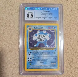 CGC 8.5 Poliwrath 2000 Base Set 2 15/130 Holo Pokemon Card - Image 1