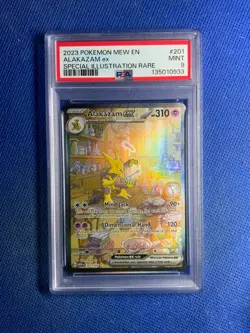 2023 Pokemon Mew En-151 Alakazam Ex Special Illustration Rare PSA 9 - Image 1
