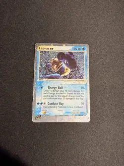 Pokemon TCG EX Ruby and Sapphire Holo Lapras EX 99/109 - Image 1
