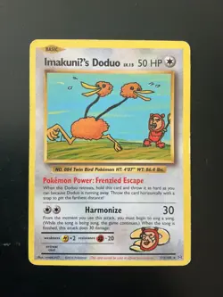 Pokemon TCG ImakuniU's Doduo XY - Evolutions 112/108 - Image 1