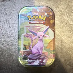 Sealed Pokemon Scarlet & Violet Prismatic Evolution Mini Tin - Espeon 2025 - Image 1