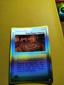 TEAM MAGMA HIDEOUT 83/95 Reverse Holo Pokemon Card EX Team Magma Aqua - Image 1