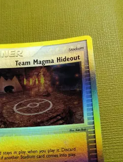TEAM MAGMA HIDEOUT 83/95 Reverse Holo Pokemon Card EX Team Magma Aqua - Image 3