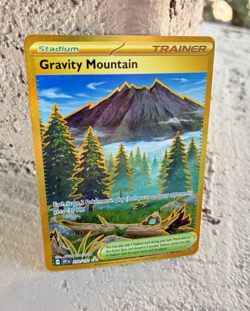 Gravity Mountain, Pokemon Near Mint, Surging Sparks, Hyper Rare, 250/191 - Image 1