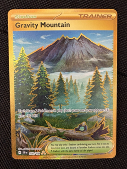 Gravity Mountain, Pokemon Near Mint, Surging Sparks, Hyper Rare, 250/191 - Image 4