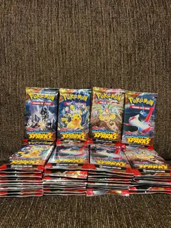 45x Pokemon TCG Surging Sparks Booster Pack - SEALED ✅ FAST SHIP 🚚 - Image 1