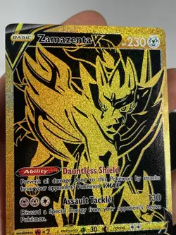 Zamazenta V SWSH077 Zacian V SWSH076 Black Star Promos Pokemon TCG - Image 4