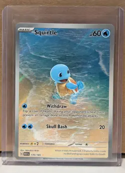 Squirtle 170/165 Illustration Rare - Scarlet & Violet 151 - Pokemon TCG - NM - Image 3