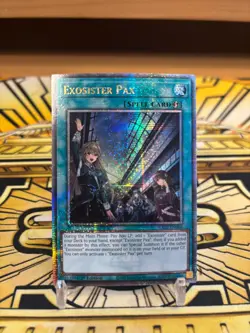 Yugioh Exoschwester Pax Quarter Century Secret Rare RA02-EN066 - Image 1