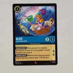 Alice 141/204 Disney Lorcana Fabled Regular Rare Card NM - Image 1