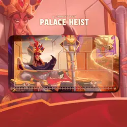Playmat Palace Heist Illumineer's Quest Jafar Throne - Lorcana TCG - Image 1