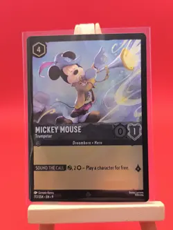 Mickey Mouse - Trumpeter 172/204 Foil Super Rare Fabled Disney Lorcana Card - Image 2