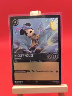 Mickey Mouse - Trumpeter 172/204 Foil Super Rare Fabled Disney Lorcana Card - Image 3