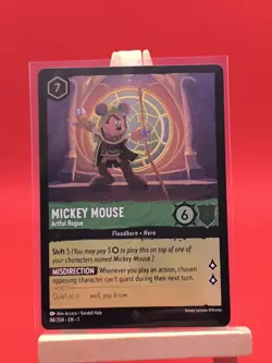 Mickey Mouse 88/204 Foil Super Rare The First Chapter Disney Lorcana Card - Image 2