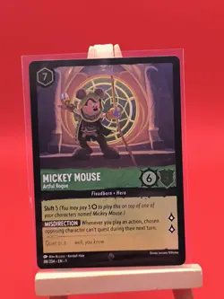 Mickey Mouse 88/204 Foil Super Rare The First Chapter Disney Lorcana Card - Image 3