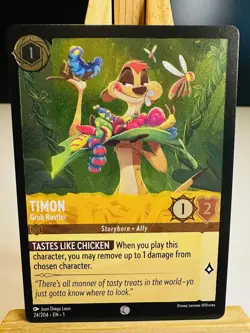 Timon - Grub Rustler 24/204 [Foil] Common [NM][The First Chapter] Disney Lorcana - Image 1