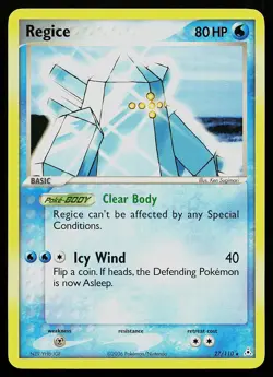 Pokemon Card - Regice Holon Phantoms 27/110 Rare Non-Holo - Image 1