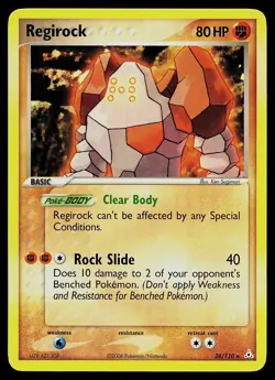 Pokemon Card - Regirock Holon Phantoms 28/110 Rare - Image 1