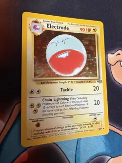 Pokemon Electrode Jungle 2/64 Holo Rare Unlimited 90 HP Stage 1 Card - Image 1