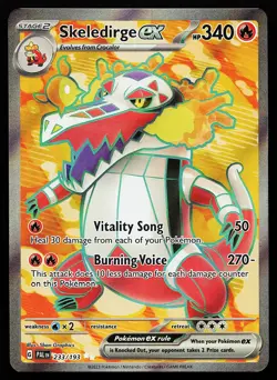 Skeledirge ex 233/193 Ultra Rare Paldea Evolved Pokemon Card - Image 1