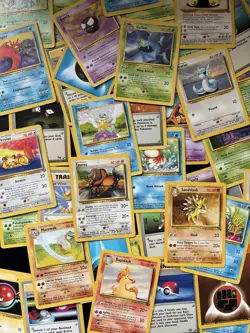 Vintage Pokemon Cards Bundle x 100 including base set 1999 WOTC - Image 3