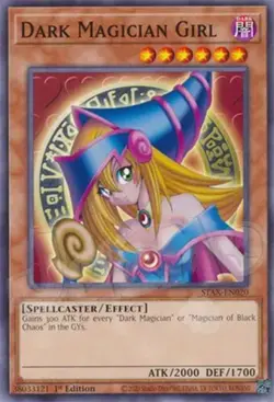 Yugioh Dark Magician Girl - 1st Edition NM - Plus Free Holographic Card - Image 1