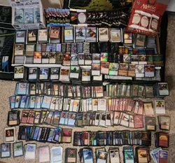 Updated Magic the Gathering vintage modern collection cards + sealed packs read - Image 1