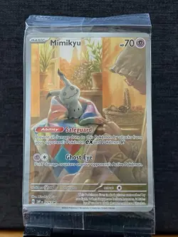 Mimikyu 075 Sv: Scarlet & Violet Promo Cards Holo Illustration Rare Promo SEALED - Image 1