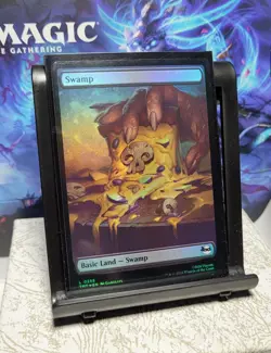 MTG Teenage Mutant Ninja Turtles Swamp 255, NM, Foil, Pack Fresh, Ships Quickly - Image 1