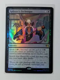 Splinter's Technique Teenage Mutant Ninja Turtles Foil 0080 MTG - Image 1