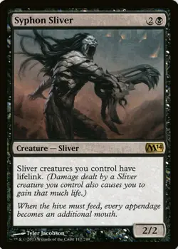 X 1 Syphon Sliver NM-M M14 117 MTG Magic The Gathering - Image 1