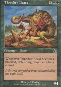 4x Thresher Beast ~ Near Mint Prophecy MTG Magic x4 4 UltimateMTG Playset Green - Image 1