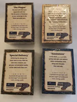 Mtg Version Urza'S Saga Pre-Constructed Deck 4 Piece Set / Usg No.MM250 - Image 2