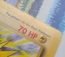 Jolteon 20/64 Original Jungle Set Non-Holo Rare Pokemon Card WOTC 1999 MP - Image 2